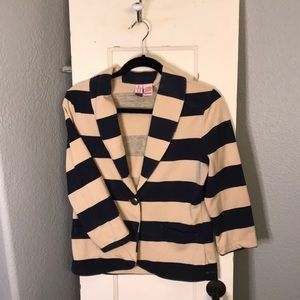 Love on a hanger striped blazer